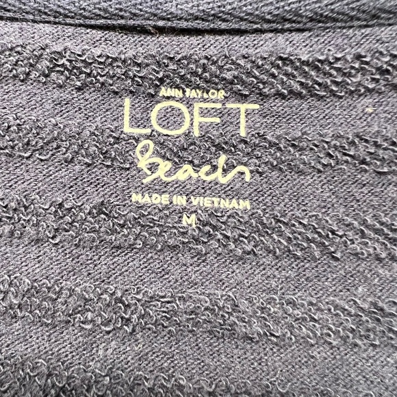 Loft Beach Coverup - Navy Blue size medium - Picture 3 of 3